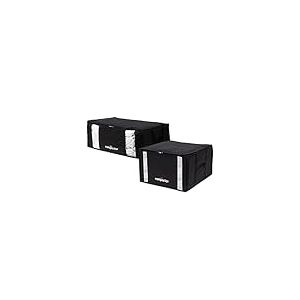 Compactor Set de 2 Boîtes de Rangement sous Vide Black Edition 3D Semi-Rigide, Taille M/XXL