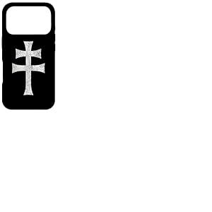 Croix DE Lorraine Anjou Croix PATRIARCALE Coque pour iPhone 17 Pro