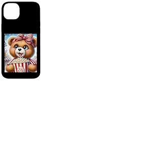 R&eacute;tro Vintage Snack Christmas Popcorn Movie Night Coque pour iPhone 14 Plus