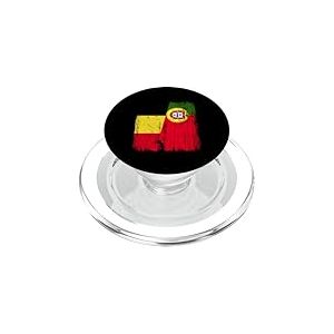 Maillot belge portugais demi drapeau belge portugal PopSockets PopGrip pour MagSafe