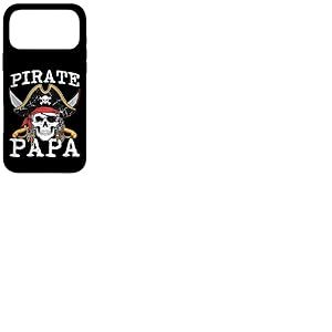 Costume de Famille avec t&ecirc;te de Mort de Pirate pour Papa, Grand-p&egrave;re et Homme Coque pour iPhone 17 Pro Max