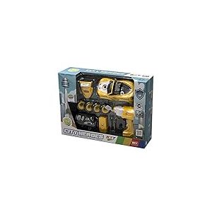 Tachan 7838071M Taxi Voiture avec Son et Montage électrique Radio Control Jaune