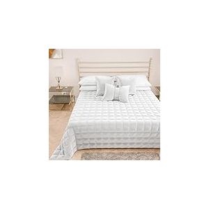 PETTI Artigiani Italiani - Couette Simple en Velours Doux et Chaud, Couette printani&egrave;re Automne, Couvre-lit Simple, Blanc, 100% fabriqu&eacute; en Italie