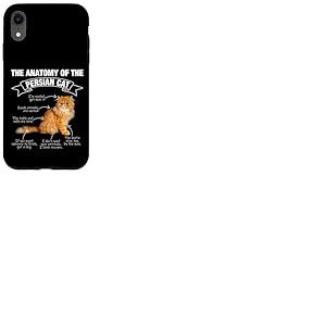 Drôle de chat persan maman papa miaou Coque pour iPhone XR