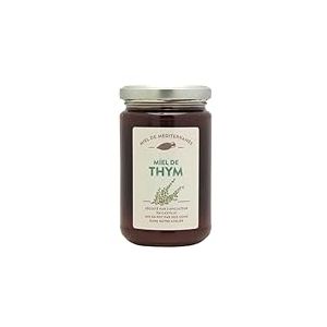 Les Ruchers du Luberon - Miel de Thym 400g - 100% Naturel - Saveur Intense et Aromatique - Non Filtré - Non Pasteurisé