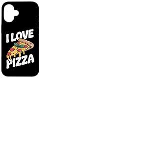 J'adore Pizza Slice Pepperoni Passion Coque pour iPhone 16