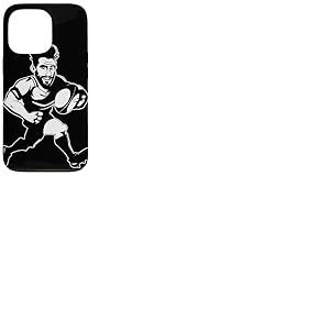 Rugby Cartoon Look Team Sports for Boys Coque pour iPhone 13 Pro