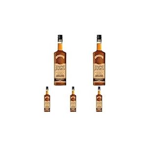 SAINT JAMES - Rhum Ambré Agricole de Martinique - 1L (Lot de 5)