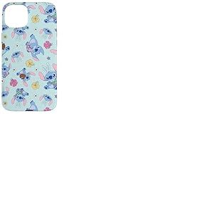 Coque pour iPhone 15 Plus Disney Lilo & Stitch Cute Blue Easter Pastel Stitch Pattern
