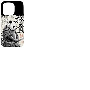 Panda Samouraï Art Calligraphie Japonaise 武士パンダ Culture Coque pour iPhone 15 Pro