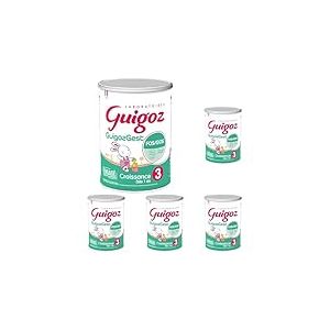 GUIGOZ GUIGOZGest 3 Lait de croissance en poudre de 1 &agrave; 3 ans - Bo&icirc;te de 800g (Lot de 5)