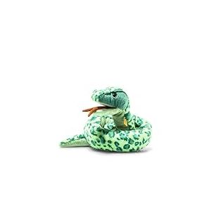 Steiff Serpent Gin Vert 130 cm, Soft Cuddly Friends, Doudou Serpent Moelleux pour Jouer et se blottir, en Peluche Douce pour la Peau Douce de b&eacute;b&eacute;, Lavable en Machine