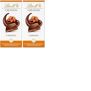 Lindt - Tablette CR&Eacute;ATION Caramel - Chocolat au Lait, 150g (Lot de 2)
