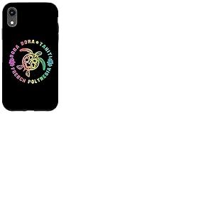 Polynésie Française Bora Bora Tahiti Hibiscus Tortue Coque pour iPhone XR