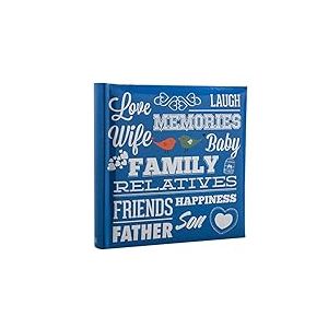 Arpan Slip en Memo Bleu céleste Famille 200 contient 6x4 "/ 15x10cm Album photo
