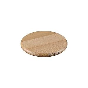 STAUB 41190732 Dessous de Plat Rond Magnétique Bois Marron