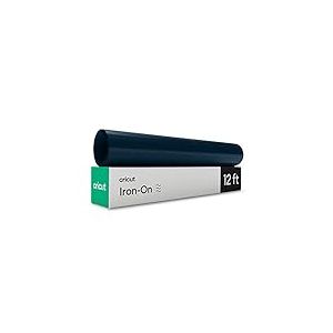 Cricut Iron On Vinyle Thermocollant | Blue Marine | 3,6m (12ft) | Rouleau de vinyle thermocollant (HTV) | Compatible avec toutes les machines de découpe Cricut