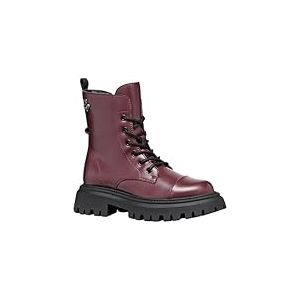 Geox J MAQUINNENS Girl B Botte Chelsea, DK Burgundy, 39 EU