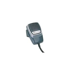 Midland T059.01, Microphone De Radio CB Authentique, Compatible avec Alan 48, Alan 68S, 8001Xt, Microphone CB À 4 Broches, Couleur Gris