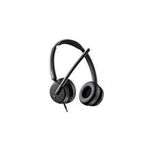 EPOS Impact 460T Casque Binaural on-Ear USB-C & USB-A avec Double Micro Anti-Bruit, Certifié Microsoft Teams, Plug-and-Play, Idéal pour Bureau, Travail à Distance, Zoom et Appels Business
