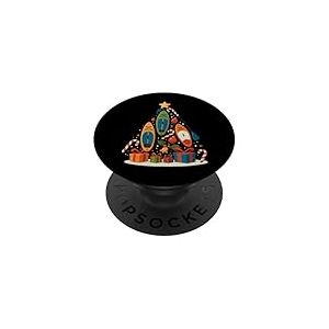 Sapin de Noël Stand Up Paddling Sup PopSockets PopGrip Adhésif
