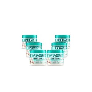 GEOMAR - Straffende Schlammcreme gegen Cellulite-Unvollkommenheiten, 95% Natürlicher Herkunft mit Tris Salzen (Meersalz, Epsom und Totes Meer), Ohne Umwälzung, Made in Italy, 6 x 450 ml