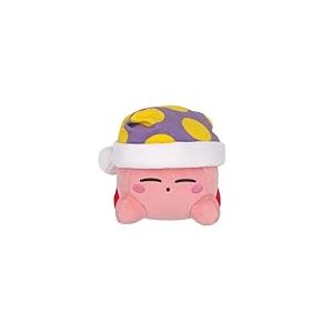 Sanei Official Kirby Peluche avec Bonnet de Nuit (12cm)