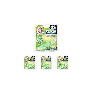 WC Net Energy Bloc Anti-tartre 5 Actions Fleurs de Citronniers & Tilleul 38 g (Lot de 4)