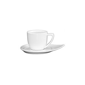 'Holst Porcelaine CF 003 FA4 Tasse &agrave; caf&eacute; Conform sur inf&eacute;rieure CF, 0,22 l, Blanc, 18 x 14 x 8 cm