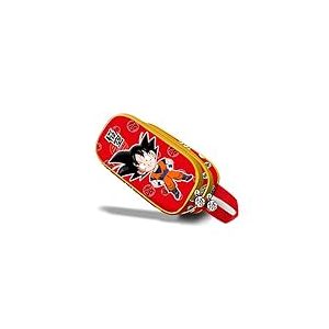 Dragon Ball Kintoun-Trousse Double, Rouge, 22 x 9,5 cm