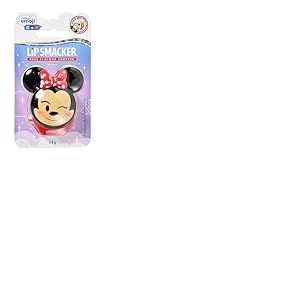 Lip Smacker Baume à Lèvres Lip Smacker Disney Minnie Mouse Emoji, Baume à Lèvres Aromatisé Strayberry Lemonade pour Enfants, Hydratant et Rafraîchissant, Lot Unique