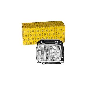 HELLA 1Ae 003 427-161 Halogène-Optique, Projecteur Principal - 24/12V - Rectangulaire - Chiffre De Référence: 17.5 - Montage Encastré - Couleur Du Voyant: Limpide - Fiche: Mâle - Droite - Quantité: 1