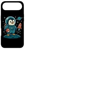 Graphique drôle d'astronaute de l'espace Sci FI Pingouin Coque pour iPhone Air