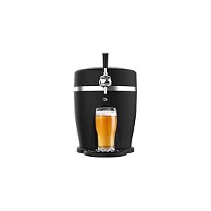 Cecotec Tireuse à Bière BeerFlow 5000. Machine à bière 60W, température de 3-6°C, compatible avec barils pressurisés de 5L, avec poignée, plateau d'égouttage et pieds antidérapants