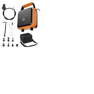 VEVOR Pompe &agrave; Air pour Paddle Haute Pression 40 psi, Gonfleur pour Sup avec Connecteur Allume-Cigare et Arr&ecirc;t Automatique, Gonflage et D&eacute;gonflage &agrave; Deux &Eacute;tages, pour Bateau Gonflable Kayak Matelas