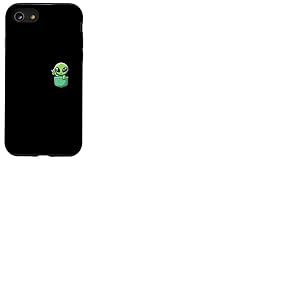 Adorable Petit Extraterrestre dans l'univers de Poche OVNI bébé Monstre Coque pour iPhone SE (2020) / 7/8