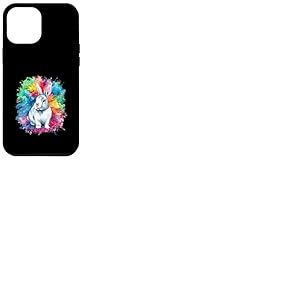 Lapin mignon sur un fond coloré Coque pour iPhone 12 Pro Max