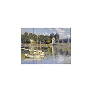 Claude Monet The Argenteuil Bridge XL Giant Panel Poster (8 Sections) Pont Affiche