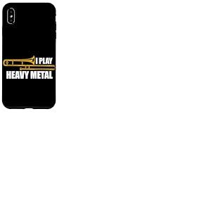 Trombone I Play Heavy Metal Trombone Coque pour iPhone XS Max