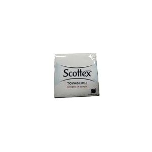 Scottex Cerri serviettes 2 plis (Couleurs Assorties: Blanc, Vert, Rouge et Jaune) 35 pièces