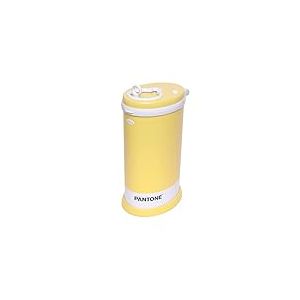 Ubbi Steel Diaper Pail, Odor Locking, No Special Bag Required, Award-Winning, Registry Must-Have, Pantone Yellow