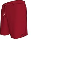 Tommy Hilfiger Drawstring Um0Um03477 Maillot de Bain, Red (Medium Red), S Homme