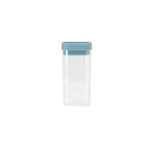 VIGAR - Boîte de rangement - Idéal garde-manger et réfrigérateur - 22 x 10 cm - Homey - Boîte de rangement hermétique avec silicone - Plastique sans BPA - Avec compteur pour spaghetti - Bleu