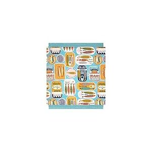 Sardines Serviette & Set de Table - Bleu