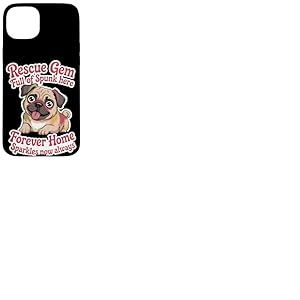 Rescue Dog Lover Women Men Cute Pet Loyal Animal Niche Humour Coque pour iPhone 15 Plus