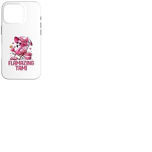 Flamazing Tami Pink Flamingo Tropical Beach Trip Femme Coque pour iPhone 16 Pro
