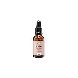 Fushi Huile d'argan marocaine vierge biologique 30 ml non raffin&eacute;e pure et naturelle press&eacute;e &agrave; froid haute vitamine E pour cheveux frisottis secs ab&icirc;m&eacute;s et pour le corps et le visage