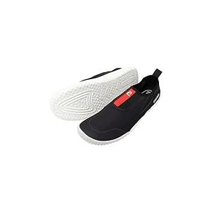 CRESSI Kiwi Shoes Black/Red White Sole 46 - Chaussure Unisex idéale pour Les Sports Nautiques et Les Promenades en Milieu Humide, à la Mer et sur la Plage, Noir/Rouge Semelle Blanche, 46