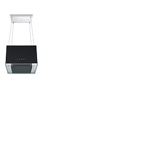 Respekta Hotte îlot design Centa 50 cm/avec télécommande/noir/classe énergétique A+ / max. 67 dB/débit d’air 531,8 m³/h / CH11051IS