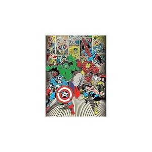 Marvel Comics WDC90821 Toile Imprim&eacute;e, Coton, Multicolore, 60 x 80 cm